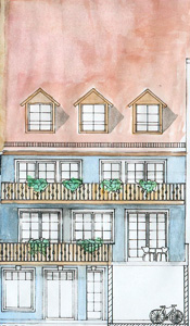 Fassade Innenhof